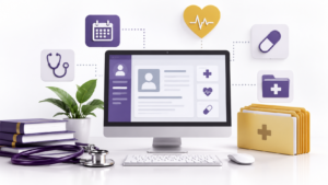 Healthcare Operations & Practice Management Blog | Integral Clinic Solutions 4 EHR implementation connecting clinical, scheduling, patient record, and medical practice workflows.