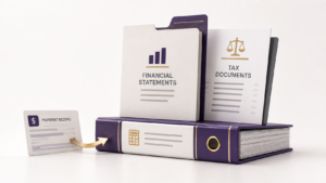 Healthcare Operations & Practice Management Blog | Integral Clinic Solutions 1 Medical practice bookkeeping illustration showing payment records supporting financial statements and tax documents.