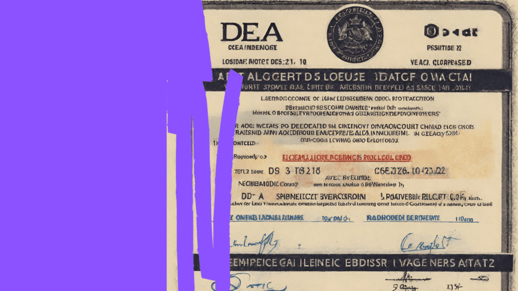 DEA license enrollment