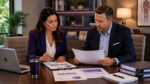 Healthcare Operations & Practice Management Blog | Integral Clinic Solutions 8 Healthcare professionals reviewing documents to prevent fraud while Hiring credentialing companies to secure their practice.