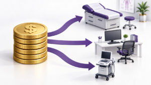 Healthcare Operations & Practice Management Blog | Integral Clinic Solutions 7 Medical practice startup costs illustrated by capital continuing into a newly opened medical practice.