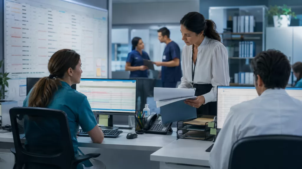 DEA License Requirements and Compliance for Medical Practices 3 Healthcare administrators coordinating DEA license registration, provider onboarding, and credentialing workflows