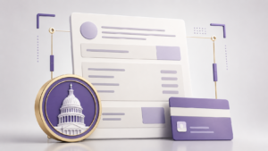 Healthcare Operations & Practice Management Blog | Integral Clinic Solutions 1 Illustration of a patient estimate, insurance card, and federal medallion representing No Surprises Act financial communication and standardized healthcare cost transparency.