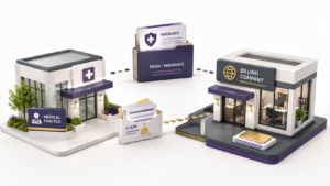 Healthcare Operations & Practice Management Blog | Integral Clinic Solutions 9 Third-party billing company working with a medical practice and insurance payer while managing outsourced billing and payer access.